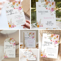 Allegra Baby In Bloom Baby Shower Collection