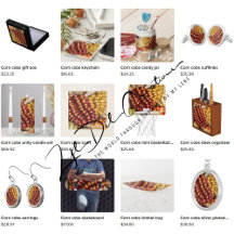 Gifts with corn cobs design