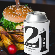 Elegant Typography 21 Birthday Party Suite