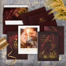 Moonlight Romance Wedding Burgundy