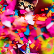 Confetti Eater Kitty