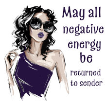 Negative Energy be returned to sender 