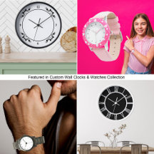 Custom Wall Clocks & Watches