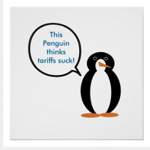 Ms. Penguin Thinks Tariffs Suck