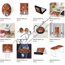 Gifts with pagoda bottom up perspective design