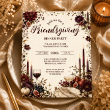 Dramatic Moody Autumn Friendsgiving