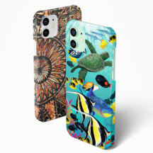 iPhone Cases - Tropical Tiki and Honu Turtle