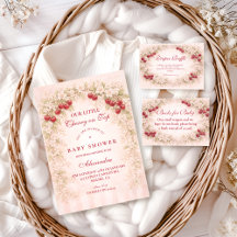 Cherry Bloom Floral Baby Shower