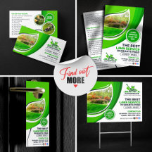 Green Lawn Care Landscaping Mow Mulching Service