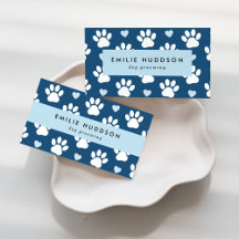 White Paws, Blue Hearts Business Cards Collection