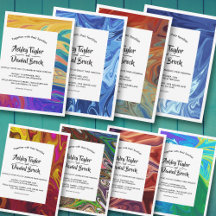 Modern Pastel Colorful Abstract Wedding Collection