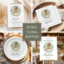 Floral Baptism Christening Collection 2