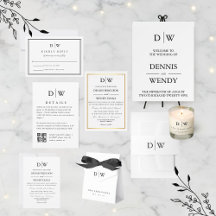 Minimalist Monogram Wedding Collection