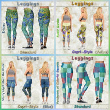 LEGGINGS and High-Waisted Capri Style Leggings
