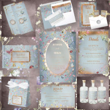 Something Blue Elegant Wildflower Wedding