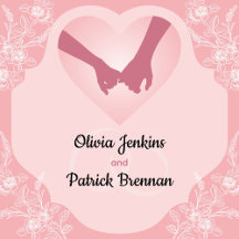 Pink Romantic with Loving Hands Wedding Collection