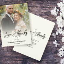 #1 Wedding Thank You Cards Collection