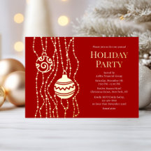 Elegant Christmas Party Corporate Holiday