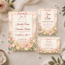 Romantic Tulip Meadow Wedding