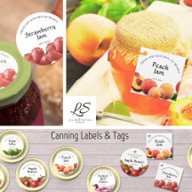Modern "From the Kitchen of" Canning Labels