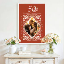 Anniversary Gifts & Favors Burnt Orange Red Rust