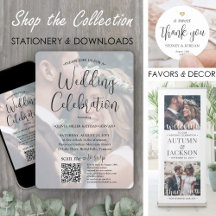 Wedding Celebration • Trendy Script Calligraphy