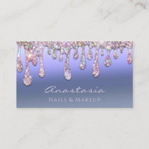 Chic Glitter Drips & Foil Design 
