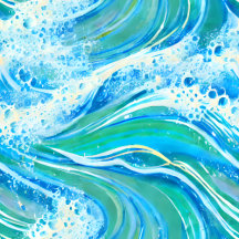 Blue Water Ocean Sea Waves Turquoise