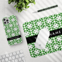 Leaf Pattern 05 Black Collection