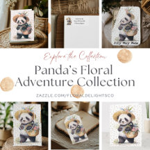 Pandas Floral Adventure Collection
