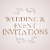 Wedding & Event Invitations