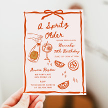 Hand Drawn A Spritz Older Birthday Party 1