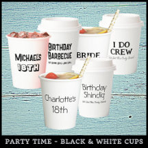 Party Time - Paper Cups For Special Occasions