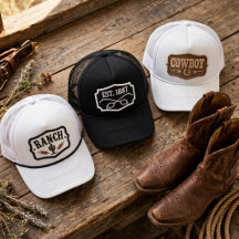 Western Country Trucker Hats Collection