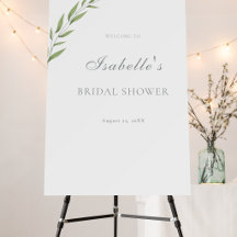 Elegant Olive Branch Bridal Shower