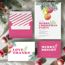 Merry and Bright Watercolor Christmas Collection