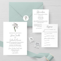 Minimalist Narcissus Wedding Collection