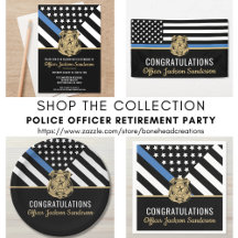 Police Officer Law Enforcement Retirement Party