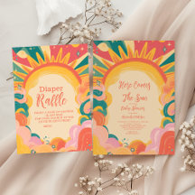 Here Comes the Son Yellow Sunshine Baby Shower