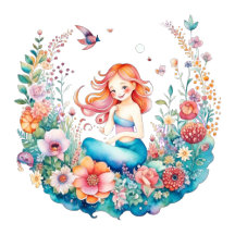 Mermaid Themed Girl's Birthday Party