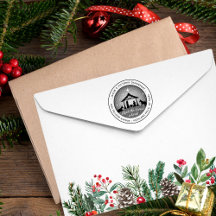 CHRISTMAS - Religious Return Address Stamps