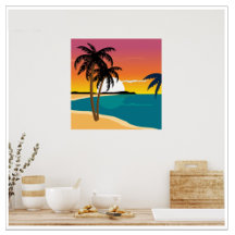 Beach, Lake & Mountain