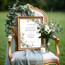 Wedding Memorial Seat Designs Collection