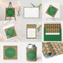 Pink and Green Bridal Shower Decorations