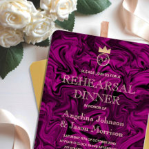 Purple and Gold Wedding