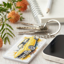 Classic Hot Rod Key Chains