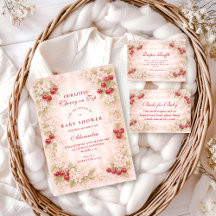 Sweet Cherry Garden Baby Shower