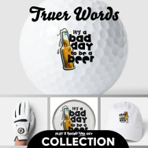 P.A.R.F.O. Bad Day To Be A Beer 19th Hole Golf Set