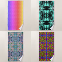 Beach Towels With Abstract Designs 