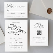 Delicate Elegant Script Wedding Collection